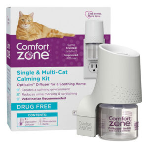 Kit Calmante Comfort Zone Para Um E Vários Gatos Para Uma Pe