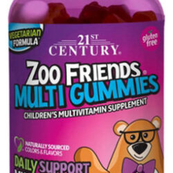 Zoo Friends, Multivitamínico De 60 Comprimidos, Da 21st Cent