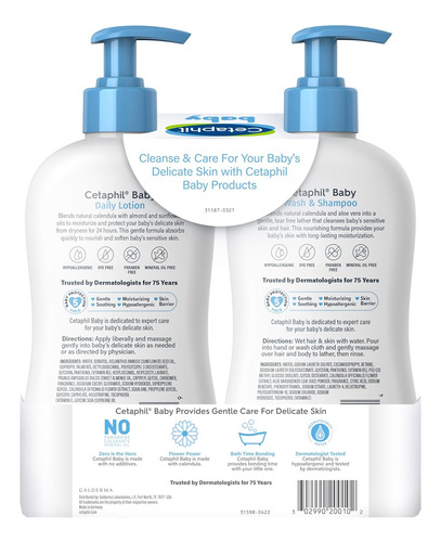 Loção Corporal Cetaphil Baby Wash & Shampoo Plus - Imagem 8