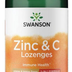 Pastilhas De Zinco E Vitamina C Com Sabor De Laranja E Limão
