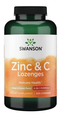 Pastilhas De Zinco E Vitamina C Com Sabor De Laranja E Limão