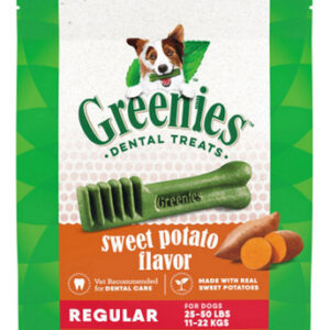 Petiscos Dentais Para Cães Teenie Sweet Potato, 12 Onças/12