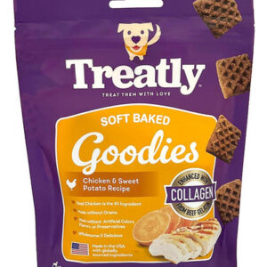 Treatly Soft Baked Goodies, Guloseimas Para Cães, Frango E B