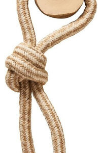 Brinquedo Para Mastigar Para Cães Spot Coffee Wood Com Corda