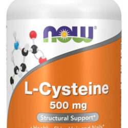 L-cisteína 500 Mg 90 Cápsulas Vegetais Da Now Foods