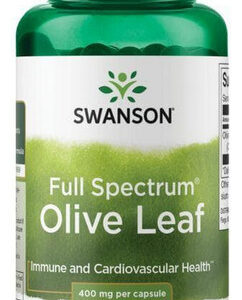 Full Spectrum Olive Leaf 400 Mg 60 Cápsulas Da Swanson Vitam