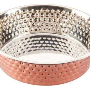 Tigela Antiderrapante De Aço Inoxidável Spot Honeycomb Para