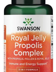 Complexo De Própolis De Geleia Real 60 Cápsulas Da Swanson V