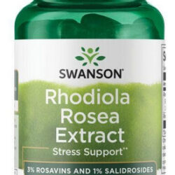 Extrato De Rhodiola Rosea 60 Cápsulas Da Swanson Vitamins