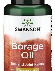 Óleo De Borragem 60 Cápsulas Gelatinosas Da Swanson Vitamins