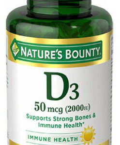 Vitamina D3 2000 Ui 240 Cápsulas Gelatinosas Da Nature's Bou