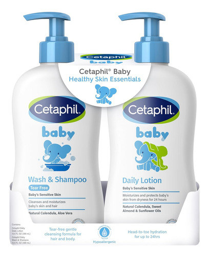 Loção Corporal Cetaphil Baby Wash & Shampoo Plus