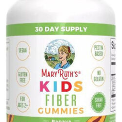 Organics Kids Fiber Papaya 60 Gummies Da Maryruth's