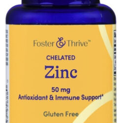 Zinco Quelatado 50 Mg 100 Comprimidos Da Foster And Thrive