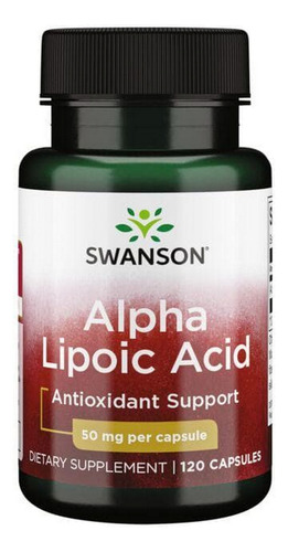 Ácido Alfa Lipóico 300 Mg 120 Cápsulas Da Swanson Vitamins