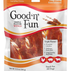 Healthy Hide Good'n' Fun, Asas De Sabor Triplo, Frango, Carn