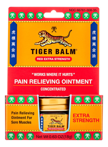 Pomada Para Alívio Da Dor Tiger Balm Extra Strong 18g