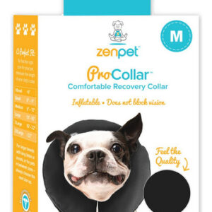 Coleira De Recuperação Inflável Zenpet Zencollar, 1 Cada/méd