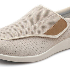 Sapatos Largos, Macios E Ajustáveis Para Diabéticos Cinza