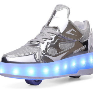 Led Skate Tennis Com 2 Rodas Para Tênis De Skate