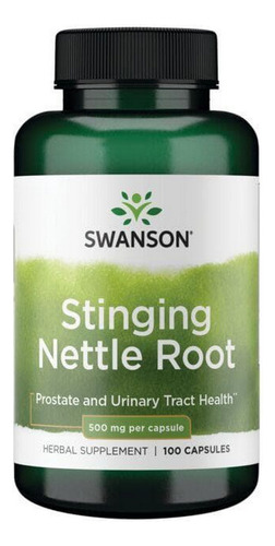 Raiz De Urtiga 500 Mg 100 Cápsulas Da Swanson Vitamins