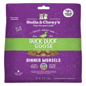 Pedaços De Jantar Liofilizados De Pato Cru E Ganso, Comida P