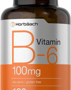 Suplemento Horbaach Vitamina B6 100mg 120 Comprimidos