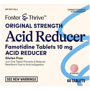 Redutor De Ácido De Força Original De 10 Mg E 60 Comprimidos