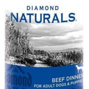 Diamond Naturals Beef Dinner, Cachorro Adulto, 13,2 Onças, D