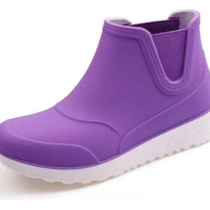 Botas De Chuva Femininas Com Sola Grossa À Prova D'água