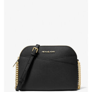 Bolsa Tiracolo Michael Kors Jet Set Travel Dome Preta E Dour