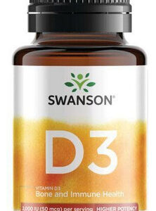 Vitamina D3 De Maior Potência 50 Mcg 1 Onça Da Swanson Vitam