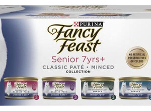Patê De Frango Misto Fancy Feast Senior, Variedade Cat, 12 U