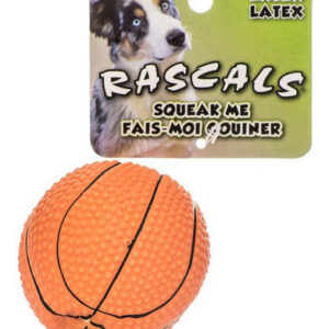 Brinquedo De Látex Para Cães De Basquete Rascals De 2,5 Pole