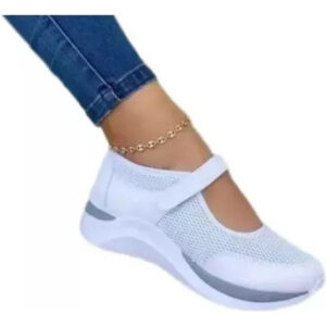Sapatos Femininos Confortáveis Plataforma Casual Respirável