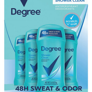 Desodorante Degree Shower Clean Para Mulheres 74g Pack Com 4