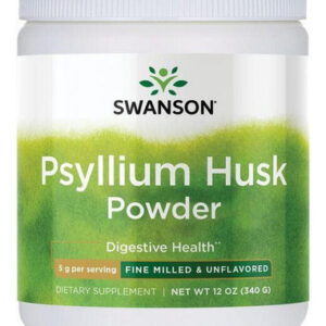 Pó De Casca De Psyllium Finamente Moído E Sem Sabor, 12 Onça