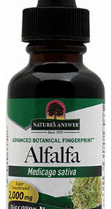 Alfafa Sem Álcool Orgânico, 1 Onça Da Nature's Answer