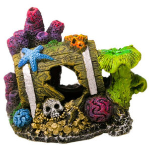 Ambientes Exóticos: Lost Barrel Treasure Aquarium Ornament 1
