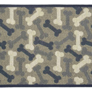 Loving Pets Bella Fashion Mats Bones, Jeans, 1 Tamanho Cada/