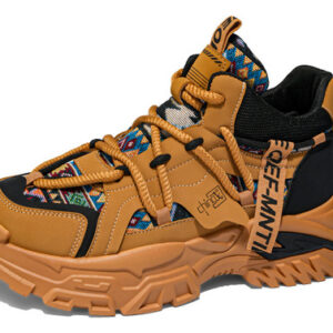 Sapatos Masculinos De Outono E Inverno Com Sola Grossa Incre