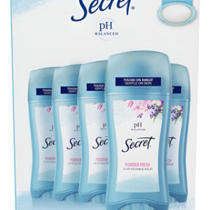 Desodorante Secret Powder Fresh 297g, Pacote Com 5 Unidades