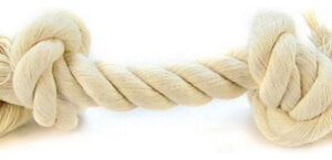 Flossy Chews Rope Bone White Mini (6 De Comprimento) Da M