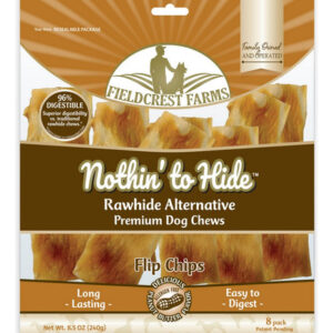 Fieldcrest Farms Nothing To Hide Flip Chips Dog Treat Peanut