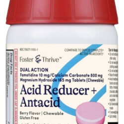 Redutor De Ácido E Antiácido Mastigável De Frutas Vermelhas