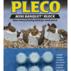 Bloco De Alimentação De Peixes Pleco Banquet, 1 Unidade/mini