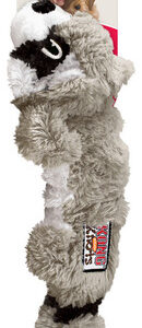 Brinquedo Para Cães Kong Scrunch Knots Raccoon, 1 Cada, Médi