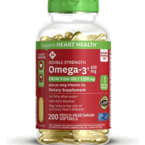 Cápsulas Mark Cápsulas De Dupla Força Omega 3 600 Mg