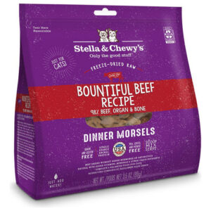 Bountiful Beef Cat Liofilizado De 3,5 Onças Da Stella & Chew