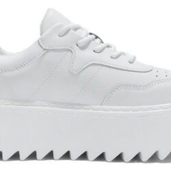 Novos Sapatos Casuais Masculinos Plataforma Branca